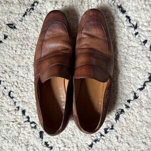 Gucci Rich Brown Leather Slip-Ons